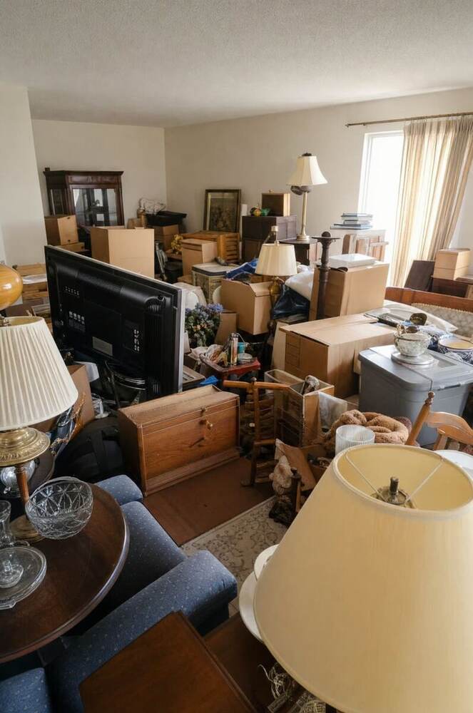 Estate cleanout before, Two & Through Florida