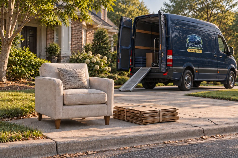 Generated image of a TNT Sprinter van with a loading ramp